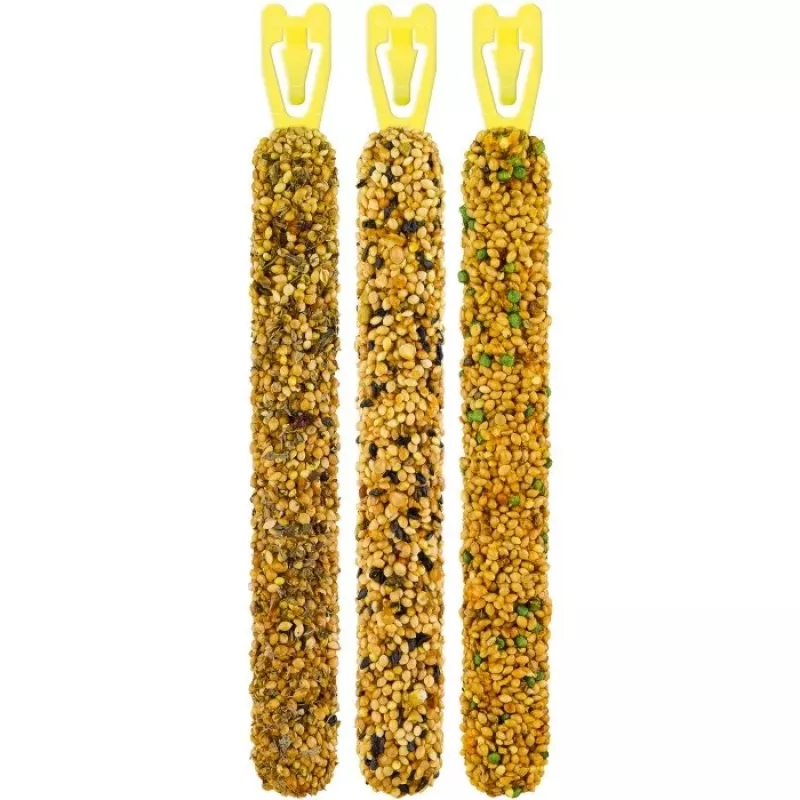 VITAKRAFT Cracker Mix Banane, Kiwi, Pfeffer - Leckerli für Wellensittiche - 3 Stk.