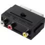 SpeaKa Professional SP-13442696 SCART-Adapter [3x Klinke – 1x SCART-Kupplung] Schwarz (SP-13442696)