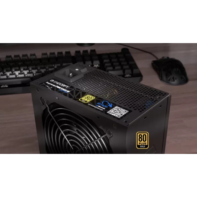 Netzteil Endorfy Supremo FM6 1000W, 80 PLUS Gold, ATX 3.1, Modular, Schwarz