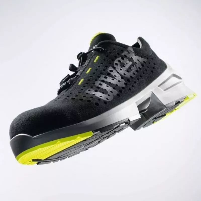 Sicherheitsschuhe Uvex 85438 Unisex Erwachsene Schwarz Limette Polyurethan Mikrovelours