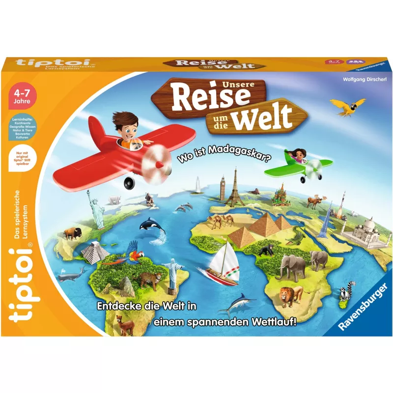 tiptoi Unsere Reise um die Welt, Brettspiel