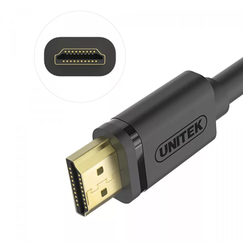 UNITEK Y-C137M HDMI-Kabel 1,5 m HDMI Typ A (Standard) Schwarz
