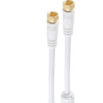 shiverpeaks BS80302 Koaxialkabel 1,5 m F Weiß (BS80302)