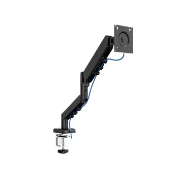 Monitorhalterung TRACER Pivot Master TRAUCH47659 — höhenverstellbar, neig-/drehbar, VESA 100×100, bis 9 kg, für 13–32 Zoll Bildschirme, Tischmontage, schwarz