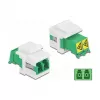 Keystone-Modul LC Duplex Buchse auf LC Duplex Buchse DeLOCK 86833