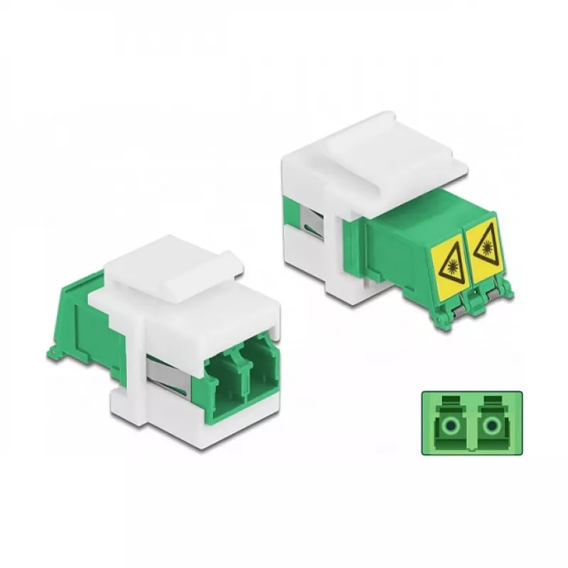 Keystone-Modul LC Duplex Buchse auf LC Duplex Buchse DeLOCK 86833