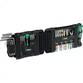 Werkzeugsatz Wera Tool-Check Modular Set 1 – 50-teiliger modularer Werkstattsatz, sortierte Bits und Steckschlüsseleinsätze