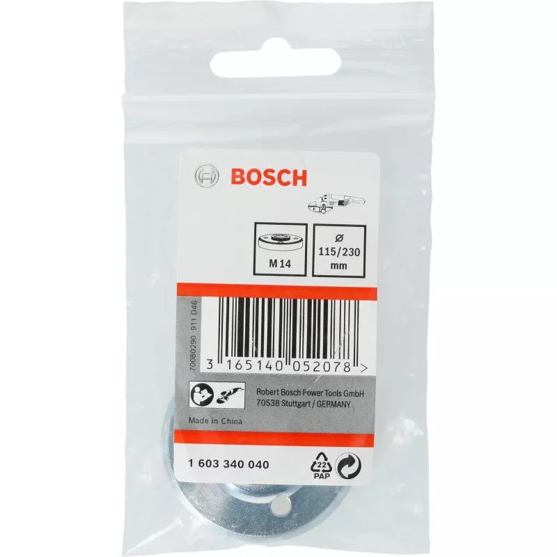 Bosch Sicherungsmuttern, Flanschmutter, Bosch, Silber, Metall