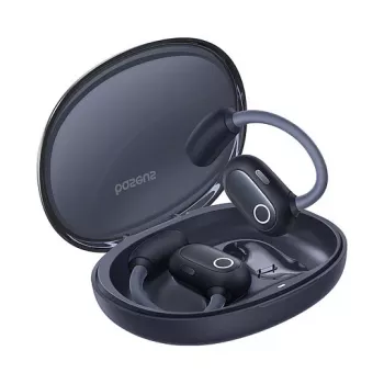 Baseus Eli Sport 1 Open-Ear TWS Cosmic Schwarz USB-Kabel