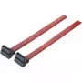 SATA-Kabel Tecline SATA III 0,5 m 7-pol. Schwarz Rot
