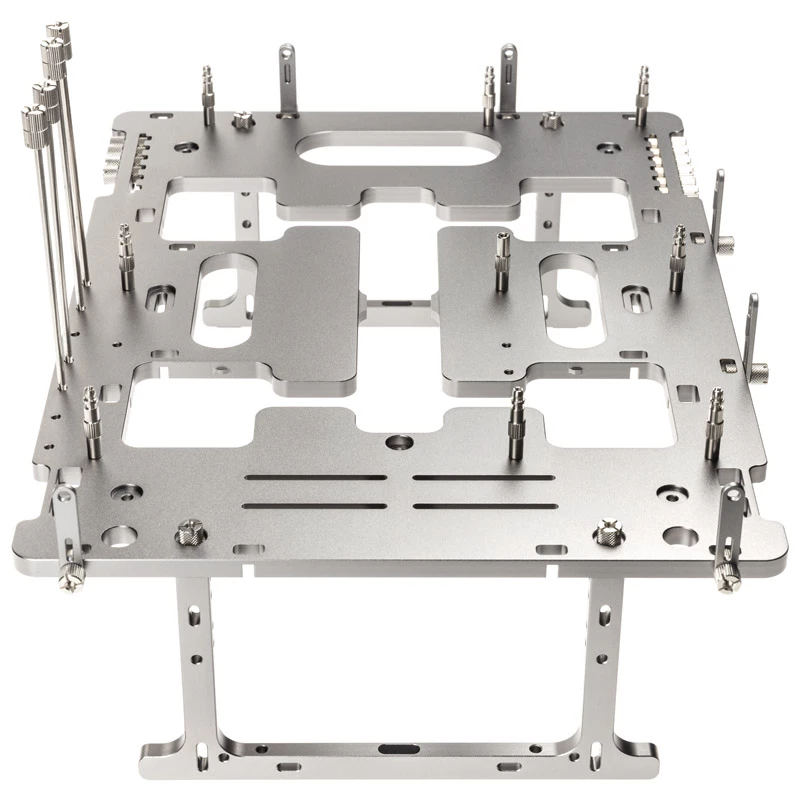 Benchtable-Gehäuse Streacom BC1 V2 – offenes Test-/Bench-Chassis, titan