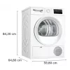 Wäschetrockner Bosch WTH86200PL 8 kg Kapazität Wärmepumpe