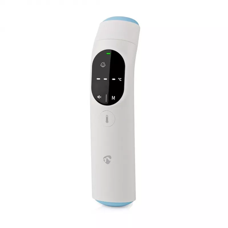 Nedis BTHTIR10WT digitales Körperthermometer Fernfühler-Thermometer Weiß Ohr, Stirn Sensor