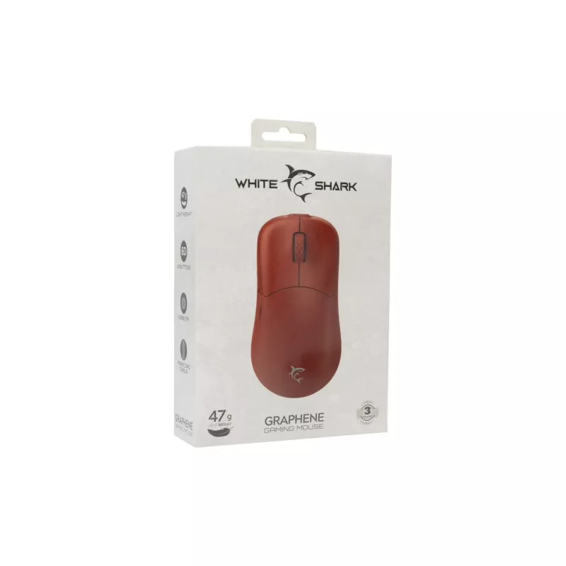 Maus White Shark GM-5014 Graphene Red USB
