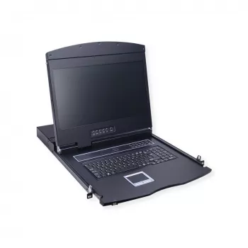 Rack-Konsole VALUE 26.99.0161, Steuerung für 1 Computer, Schwarz