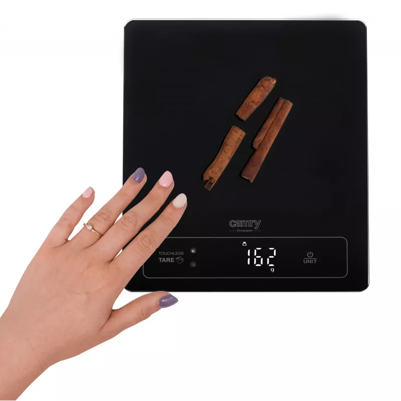 Küchenwaage Camry CR 3175 Maximales Gewicht 15 kg Teilung 1 g Anzeige LED Schwarz
