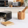 Dosen-Set Salter BW12898EU7, 3-teilig, schwarz, luftdichte Aufbewahrungsbehälter für die Küche