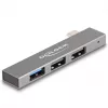 DeLOCK 3 Port schlank USB Hub USB Type-C 10 Gbps 2 x USB 2.0
