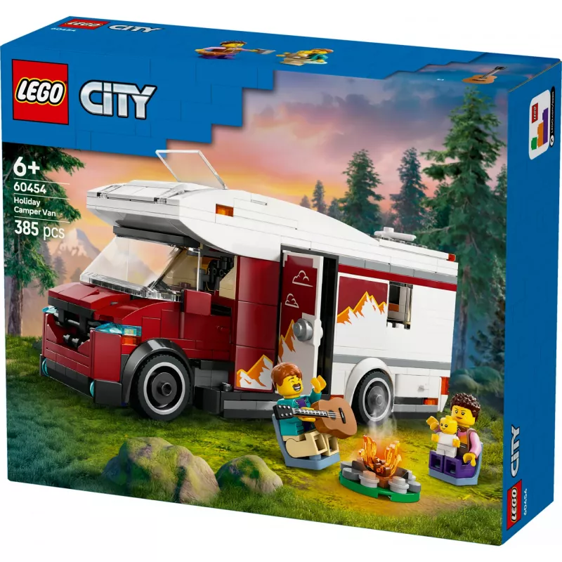 Konstruktionsspielzeug LEGO City Abenteuer-Camper 60454, 385 Teile, Höhe 80 mm, für Kinder ab 6 Jahren