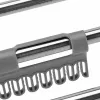 Anbauregal Jata HTEN2402 aus Polypropylen und Edelstahl faltbar 58×32×4,7 cm