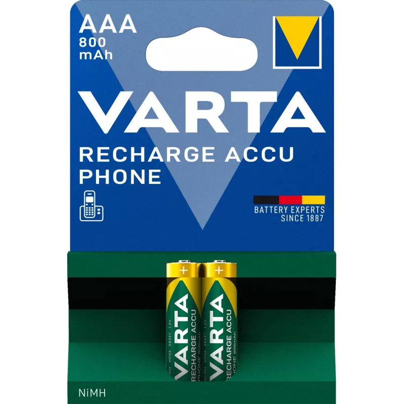 Battery Varta AAA 800mAh NiMH 2-BL DECT