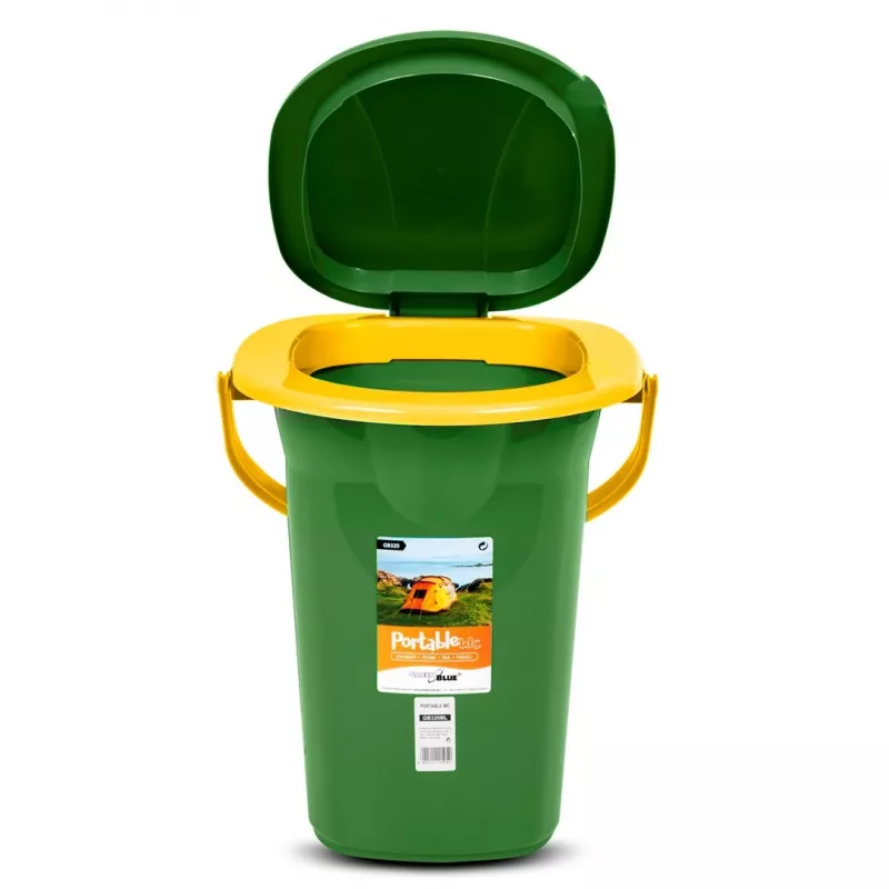 Tragbare Toilette als Eimer GreenBlue GB320GO – Leichter Camping-Toiletteneimer