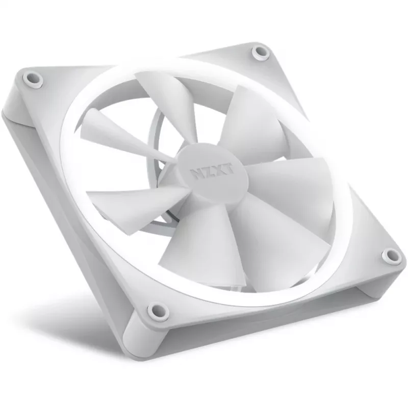 NZXT F140 RGB 140mm Weißer Einzellüfter