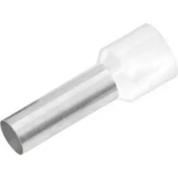 Cimco 187000 Aderendhülse 0,5 mm² Teilisoliert Weiß 100 Stück (187000)