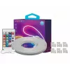 LED-Lichtleiste Vention PAEWH 2 m, USB-betrieben 5 V, RGB mit IR-Fernbedienung, doppelseitige Klebebandmontage