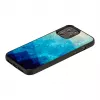 Schutzhülle iKins für Apple iPhone 12 Pro Max — blue lake schwarz