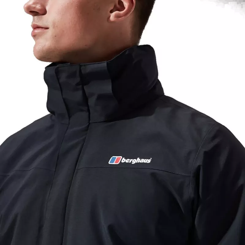 Jackenset Berghaus Deluge Pro 3.0 M + Hillwalker IA Shell M — wasserdichte Herren-Außenschicht, schwarz