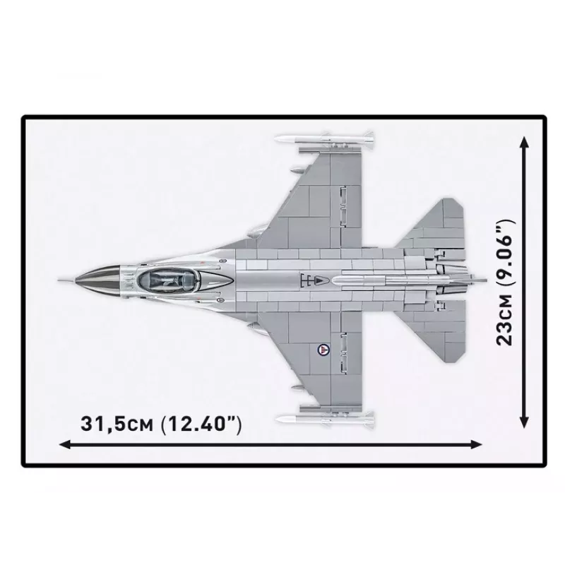 Cobi Bausatz F-16AM Fighting Falcon, 495 Teile, Modell im Maßstab