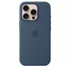 Silicone Case mit MagSafe für iPhone 16 Pro - Denim