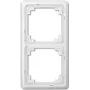 JUNG CDP 582 WW. Produktfarbe: Weiß, Markenkompatibilität: JUNG, Material: Duroplast. Breite: 84 mm, Höhe: 155 mm (CDP582WW)