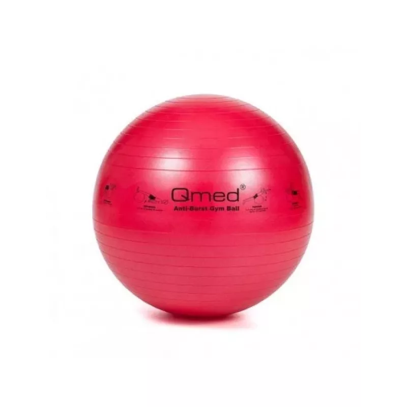 Rehabilitations-Trainingsball MDH DRQM3A0MA002P 55 cm, rot, ABS, aufblasbar, mit Pumpe, max. Belastung 150 kg