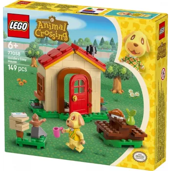 Konstruktionsspielzeug LEGO Animal Crossing Gemütliches Haus 77058, 149 Teile, 1 Minifigur, Größe 120×90×70 mm