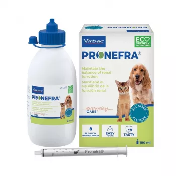 VIRBAC PRONEFRA schmackhafte orale Suspension für Hunde und Katzen 180 ml