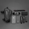 Rockbros B68-1 Fahrradrahmentasche Handytasche 1,7 l Schwarz