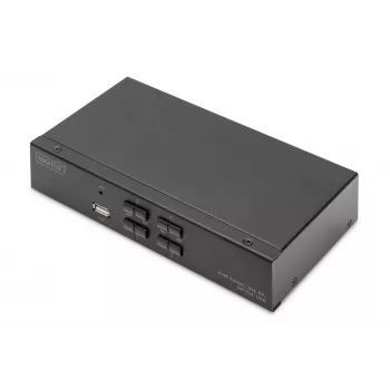 KVM Switch Digitus DS-12891 4x1 DP USB 4K Ultra HD