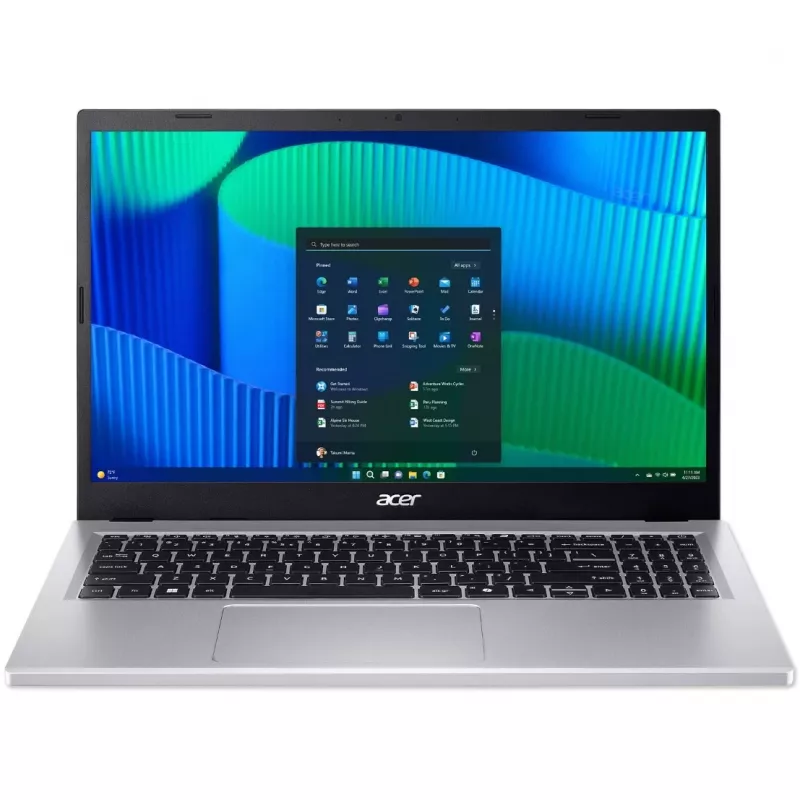 Laptop Acer Extensa 15 EX215-57-TCO-3290 Intel i3-1315U 15,6 Zoll FHD 8GB DDR5 256GB SSD Wi‑Fi 6 Windows 11 Pro Education Silber