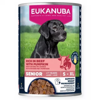 Nassfutter für Hunde EUKANUBA Adult Can 400 g — Rind & Kürbis