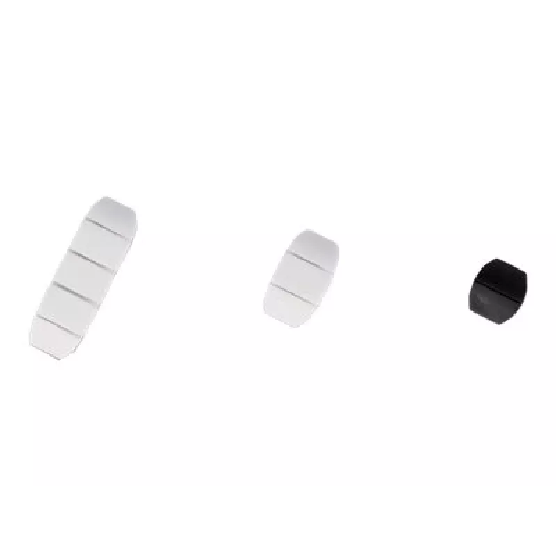 Kabelhalter DeLOCK trapezförmig selbstklebend Kombi-Set 10 Stück schwarz weiß