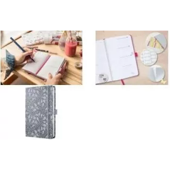 A5 Wochenplaner Sigel Agenda Beauty 2026 J6361 — A5-Format, Wochenlayout