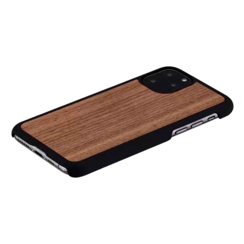 Smartphone-Hülle man and wood für iPhone 11 Pro — schwarze Walnuss