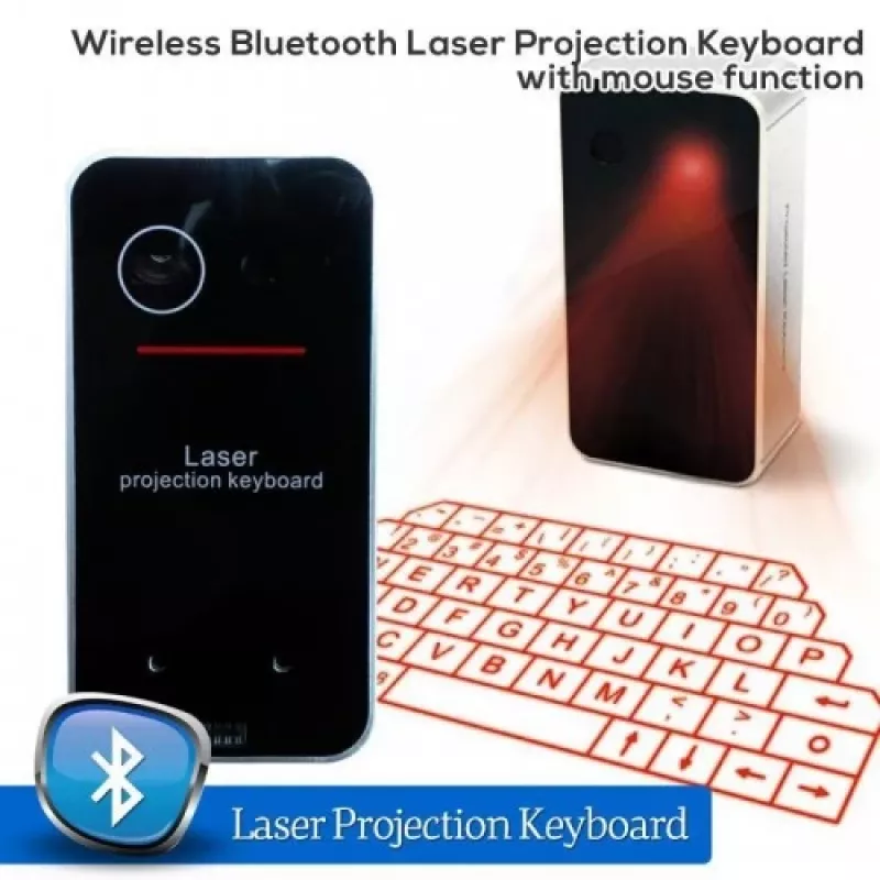 Laserprojektionstastatur Doy Modell kompakte tragbare virtuelle Bluetooth-Tastatur
