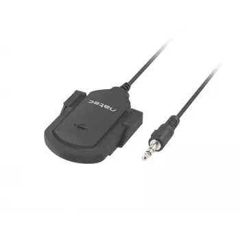 Ansteckmikrofon NATEC NMI-1352, kabelgebunden 3,5 mm, Empfindlichkeit -58 dB, 50–16000 Hz, 1,8 m Kabel, 20 g