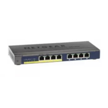 NETGEAR GS108PP Unmanaged Gigabit Ethernet (10/100/1000) Power over Ethernet (PoE) Schwarz