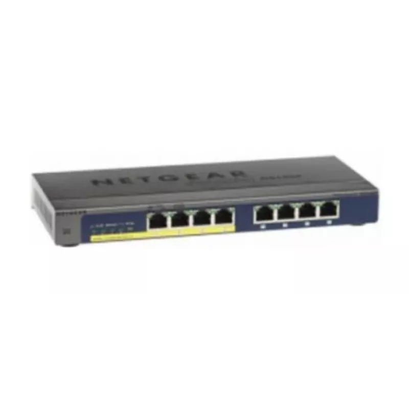 NETGEAR GS108PP Unmanaged Gigabit Ethernet (10/100/1000) Power over Ethernet (PoE) Schwarz