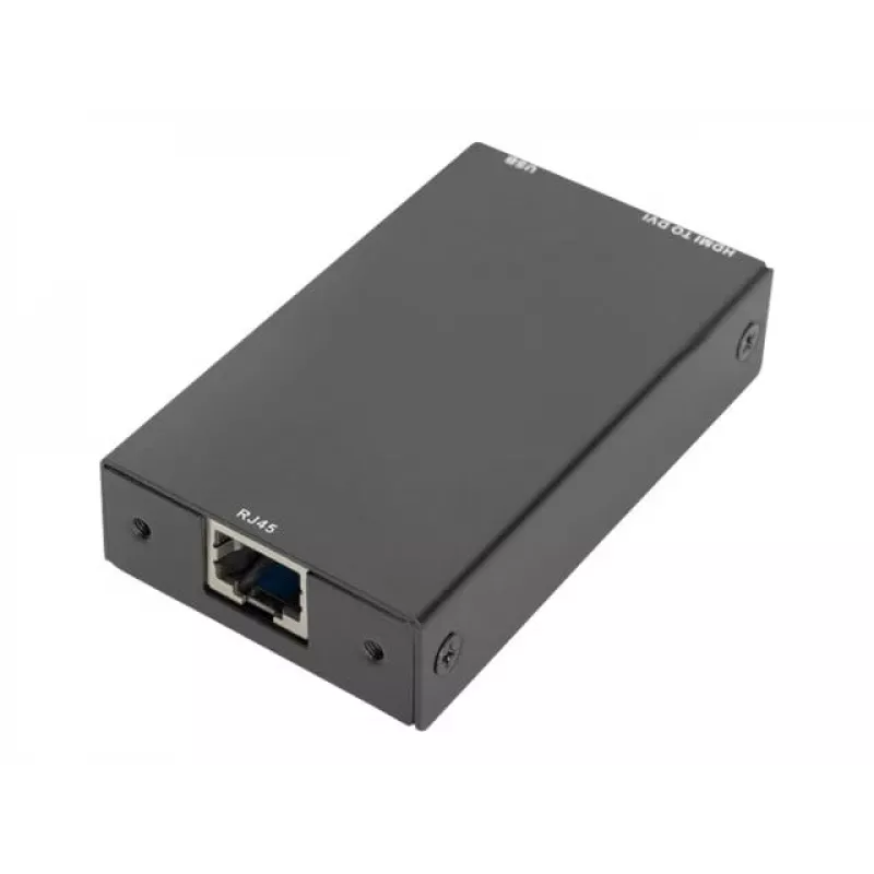 Digitus DVI-Dongle für modulare KVM-Konsolen RJ45 auf DVI Schwarz 1080p
