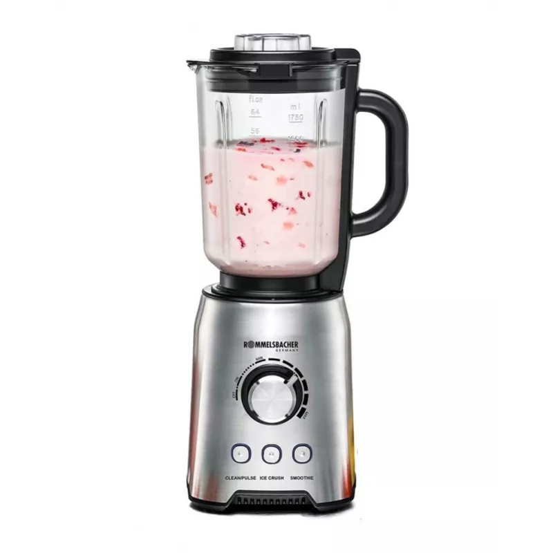 Tischmixer Rommelsbacher MX 1250 — 1200 W, 1,75 l Glaskrug, Edelstahl